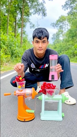 Hand Juicer Machine vs Electric Blender Machine Unboxing & Grape Juice🤩🍇