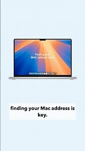 How to find MAC address on MacBook 💻