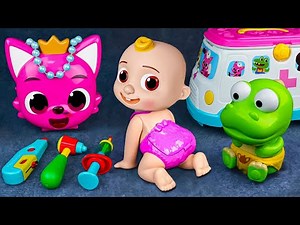 17 Minutes Satisfying Unboxing COCOMELON Doctor Set, Pinkfong First Aid Toys | ABC Review Toys!