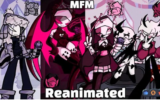 FNF-新MFM 全流程曲目 [Reanimated Mid-Fight-Masses](  Bonus Songs)（附可玩链接）（首发）
