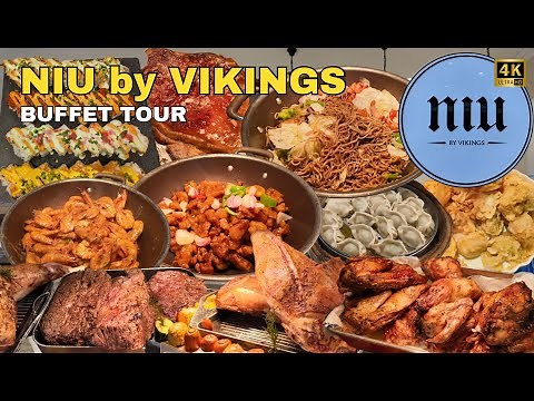 [4K] NIU by Vikings Buffet Tour | The Ultimate Premium Buffet Dining Experience!