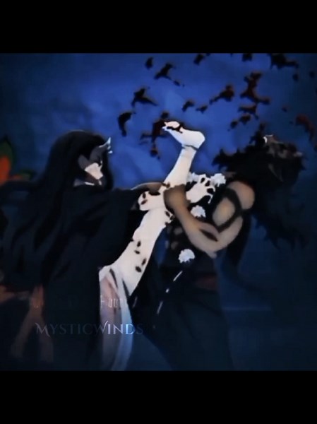 [Flash Warning] Re-edit of my yt edit - Nezuko vs Hantengu #demonslayer #nezukokamado #knyseason3 #sufferwithme