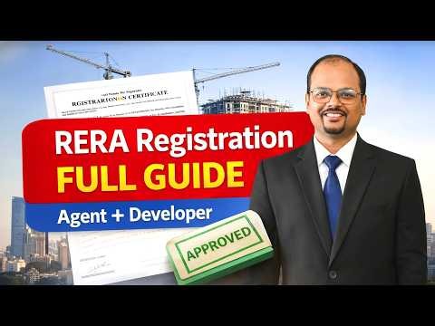 RERA Registration Full Guide 2026 | Agent & Developer Registration Process