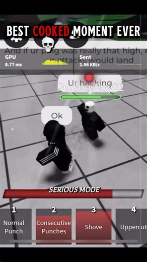 He said what now?? 🫡✌️😂 #roblox #robloxfunny #thestrongestbattlegrounds