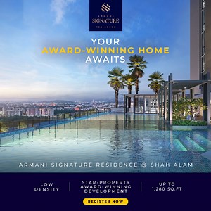 Meet the Award-Winning Home - Armani Signature Residence. Crafted with a family-centric ethos, it is designed to inspire our residents to spend more time at home. All facilities are thoughtfully positioned at ground level, elegantly elevated atop the parking podium, providing our residents with an exceptional view of the Sultan Abdul Aziz Shah Golf & Country Club golf course. . Sign up your interest at https://armanisignature.com.my/ . 𝑨𝒓𝒎𝒂𝒏𝒊 𝑺𝒊𝒈𝒏𝒂𝒕𝒖𝒓𝒆 𝑹𝒆𝒔𝒊𝒅𝒆𝒏𝒄𝒆 𝑺𝒂𝒍𝒆�