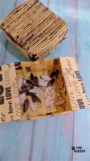 Mini Paper Dustbin | DIY Waste Box | Best Out of Waste Craft Idea #shorts #shortsfeed
