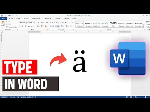 How To Put Double Dots Over A Letter In Word