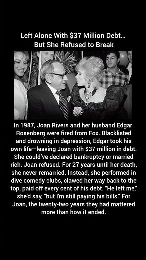 Joan Rivers Refused bankruptcy and did this instead