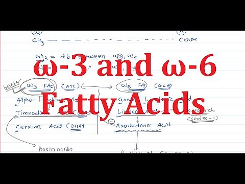 10. Omega-3 (ω-3) and Omega-6 (ω-6) Fatty Acids
