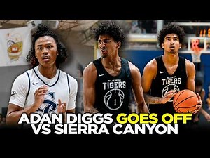 RWE Adan Diggs WENT OFF VS SIERRA CANYON | Millennium Vs Sierra Canyon