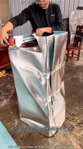 Chair Packing Method 🤔 #shortvideo