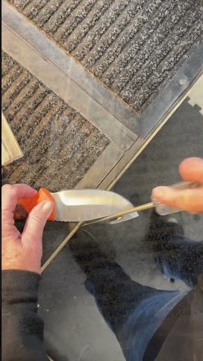 Sharpening the Gut Hook on a Buck Knife #sharpenrightservicesllc