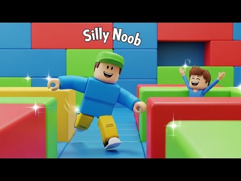 Roblox Silly Noob Got Stuck in the Maze | Nursery Rhymes for Kids