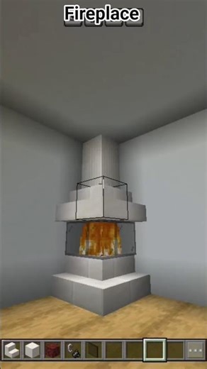 Minecraft Fireplace Build Tutorial 🔥