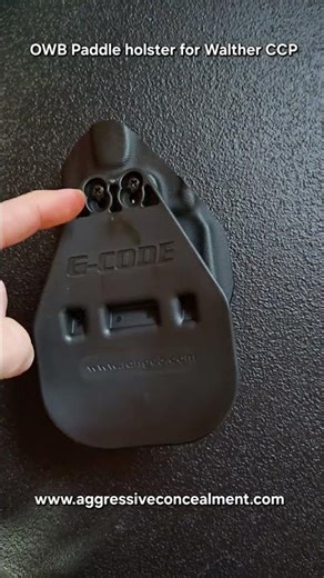 Outside carry holster for Walther CCP