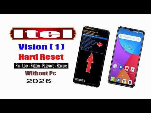 Itel Vision 1 Hard Reset | Itel Password Unlock | Itel Vision 1 Screen Lock Remove Without Pc 2026