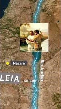 The Life of Jesus on Map 🗺️✝️ | Journey of Jesus Christ Explained | read description 🙏🏽 #shorts