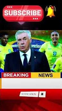 Brazil’s Sweetest Problem: Too Many Number 9s for Carlo Ancelotti 🇧🇷⚽