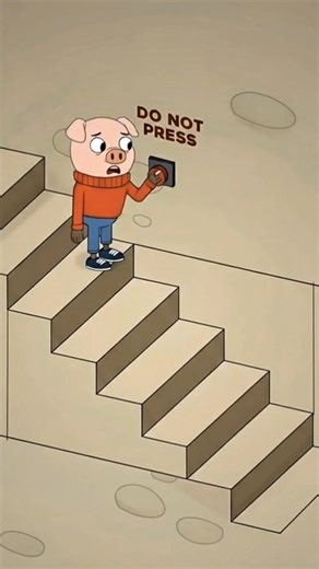 DONT PRESS THE BUTTON 🚫 #shorts #animation #memes #viral #trending