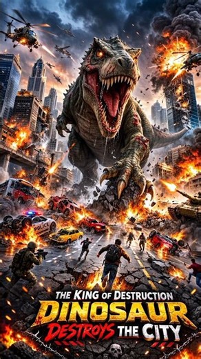 Giant Dinosaur Attacks the City 🦖 | Massive Destruction in the City!