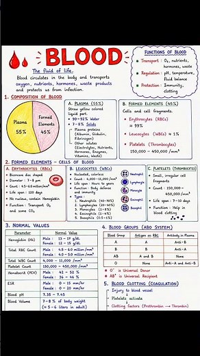 Blood Explained | Composition, Functions, Blood Cells & Blood Groups | Complete Biology Guide