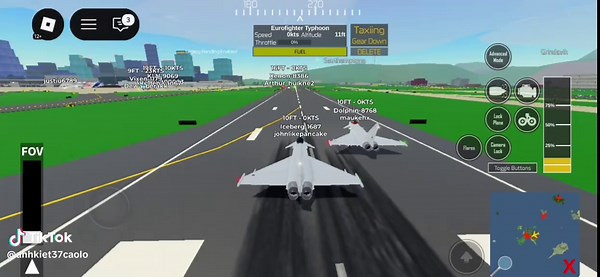 Formation Flight with Eurofighter Typhoon