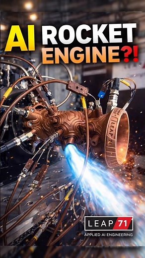 AI-Designed Rocket Engine | Visuals Recreated with AI 🚀