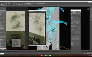使用植物插件growfx 2.0创建的效果图，渲染fstorm