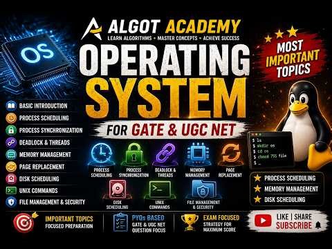 Types of Operating Systems - Part 2 | Operating System | UGC NET, SET