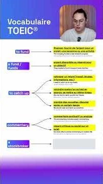 ❓5 mots de vocabulaire à maîtriser pour le TOEIC !
