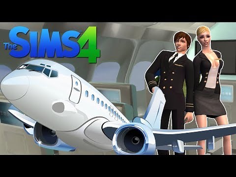 THE SIMS 4 - MOD CARREIRA DE PILOTO DE AVIÃO E AEROMOÇA