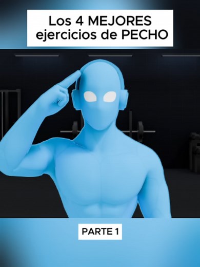 Los 4 MEJORES ejercicios de PECHO#gym #fyp #viral | press inclinado