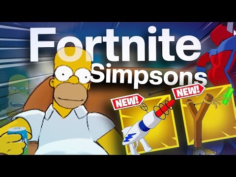 The Fortnite Simpsons Might Be Peak