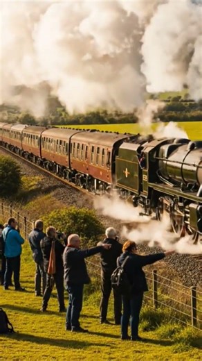 #DreamScreenAI steam train whistles at the trainspotters