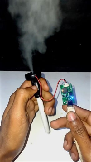 DIY Mini Humidifier Using USB | Easy Electronics Project#shorts #viral #youtubeshorts