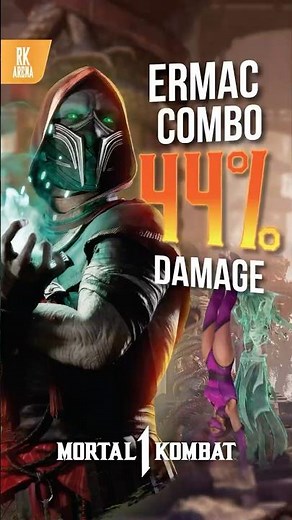 MK1 Ermac 44% EASY Combo Tutorial! 👻