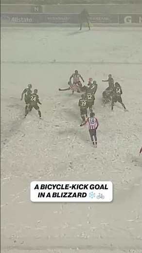 Our top moment of 2025 1️⃣👀 This CPL BLIZZARD Bicycle kick ❄️
