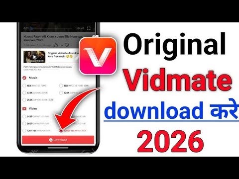 Vidmate App Kaise Download Kare 2026? | Vidmate Original App Download Link