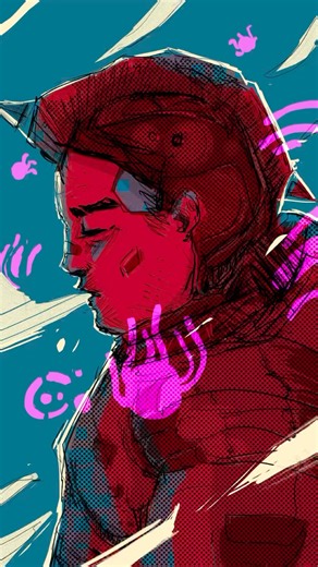 Speedpaint: Drawing a Space Pilot | Manga Color Study