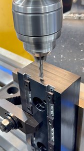 Adding a simple work stop to the Toolex double station vise. She’s ready to rip! #abom79 #machineshop #manualmachining #anchorlube #crc #tecoworkholding #milltronics | Abom79