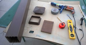 Easy DIY Fence Post Birdhouse