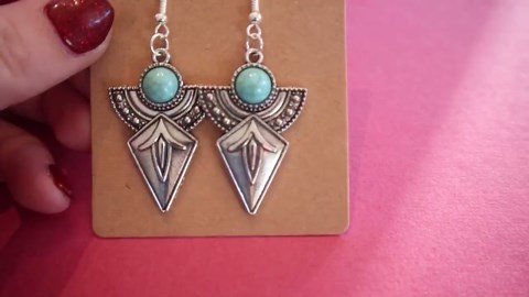 Turquoise Arrowhead Dangle Earrings, Southwest Tribal Jewelry - Etsy