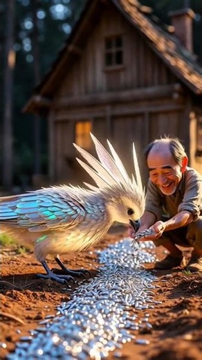 💎🤍A Stone Turned Into a Bird That Changed a Farmer’s Life#emotionalstory #facts #cartoon #animals