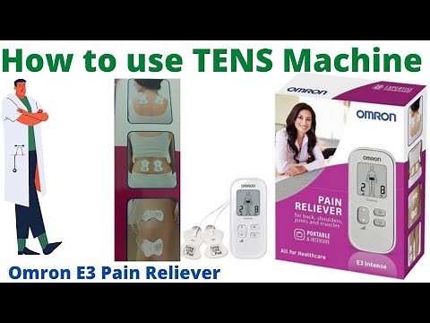 How to Use a TENS Machine ⚡ | Omron E3 Pain Reliever Step-by-Step Guide!