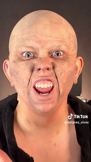 Gollum Makeup Transformation