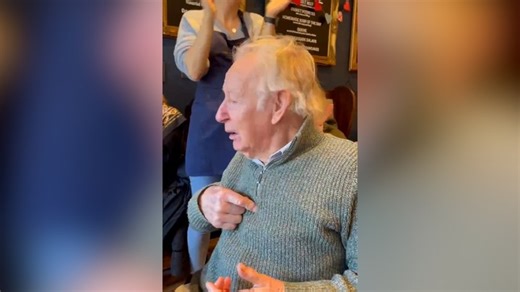 8.8M views · 488K reactions | This grandpa was all set to chime in with the choir, only to realize that everyone was celebrating his birthday! #humankind | Humankind | Facebook