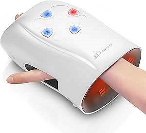 Snailax Hand Massager with Heat and Compression, for Arthritis, Carpal Tunnel and Finger Numbness, FSA Eligible, Cordless Electric Hand Massager for Palm & Wrist Circulation, Ideal Gifts for Women/Men