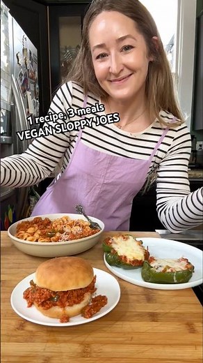How I turn vegan sloppy joes into 3 meals 💪