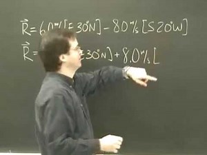 Vector Subtraction Physics Lesson for high school