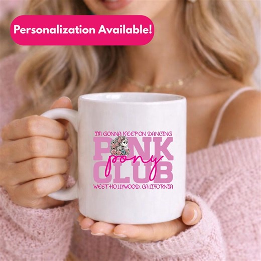 Pink Pony Club Coffee Mug, Western Cowgirl Gift - Etsy